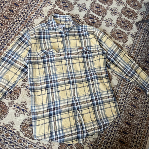 Carhartt Check Flannel Shirt in Yellow