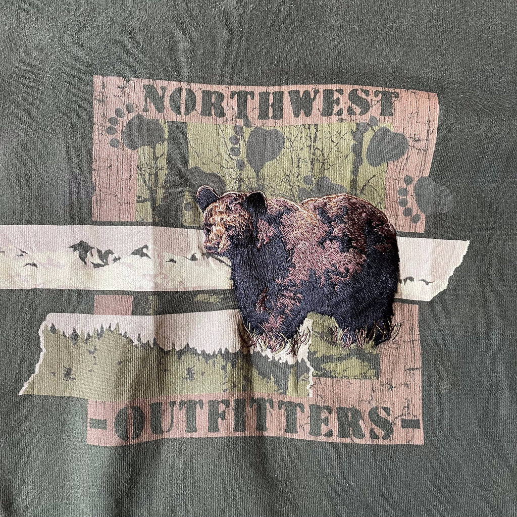 Vintage American Northwest Outfitters Bear Sweatshirt