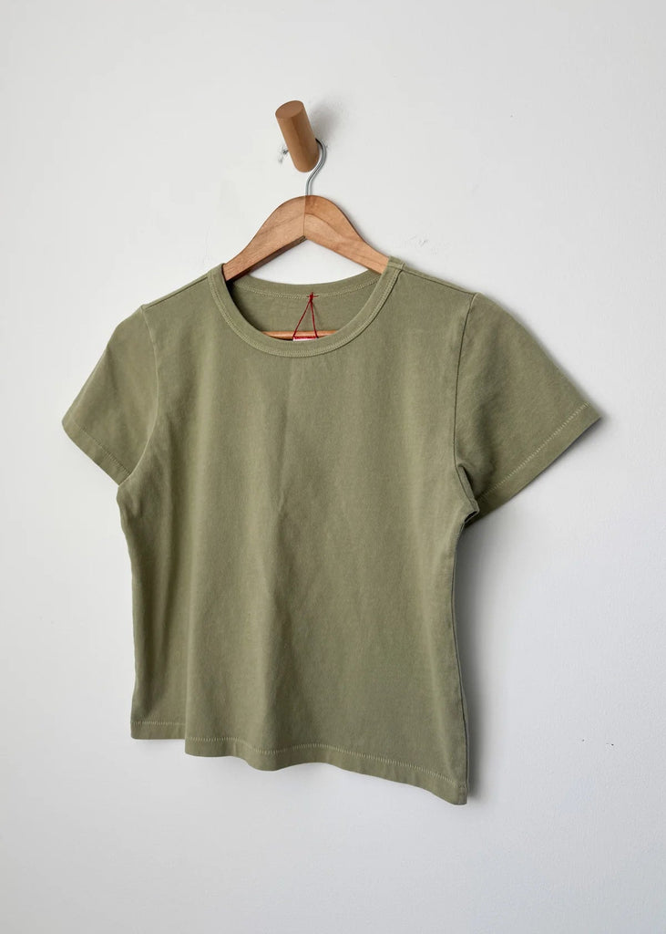 Le Bon Shoppe Ease Tee In Matcha&nbsp;