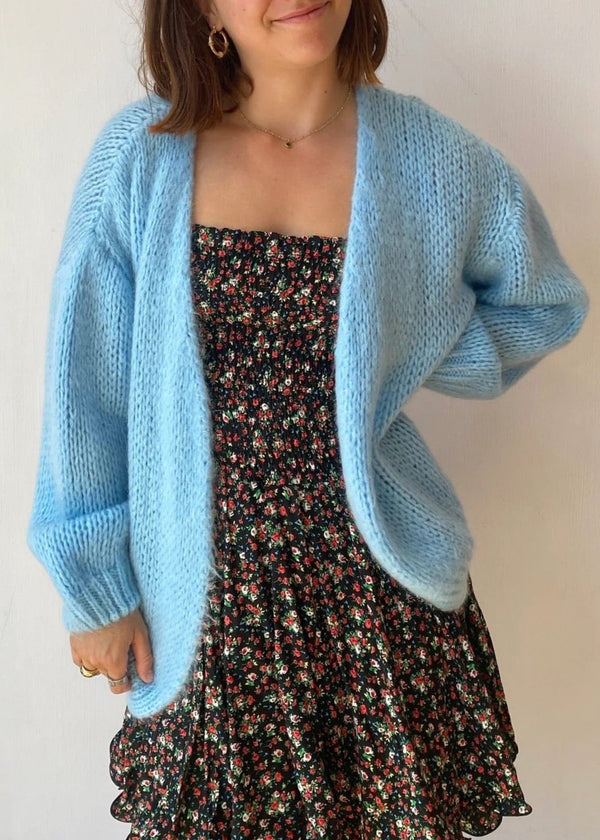 ØST London Smila Cardigan in Sky Blue