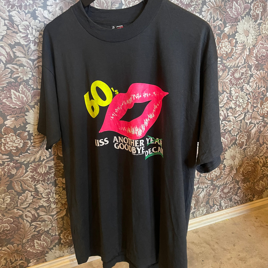 Vintage Kiss Another Decade Goodbye  Tee