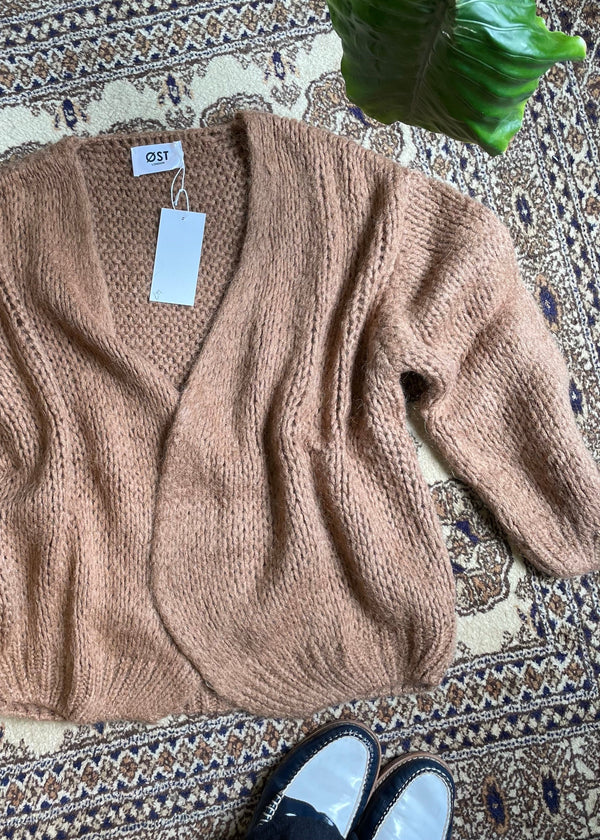 ØST London Smila Cardigan in Coffee