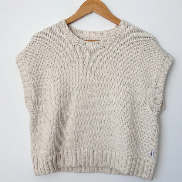 Le Bon Shoppe Pierre Cotton Sweater Top - Natural