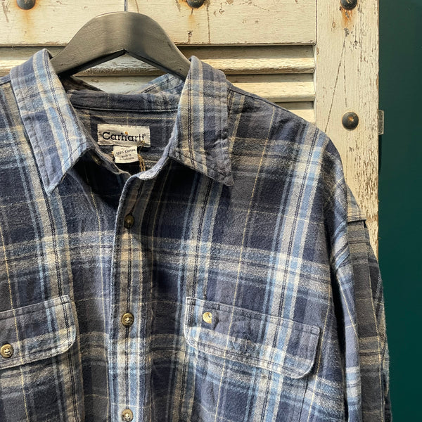 Carhartt Check Flannel Shirt in Blue