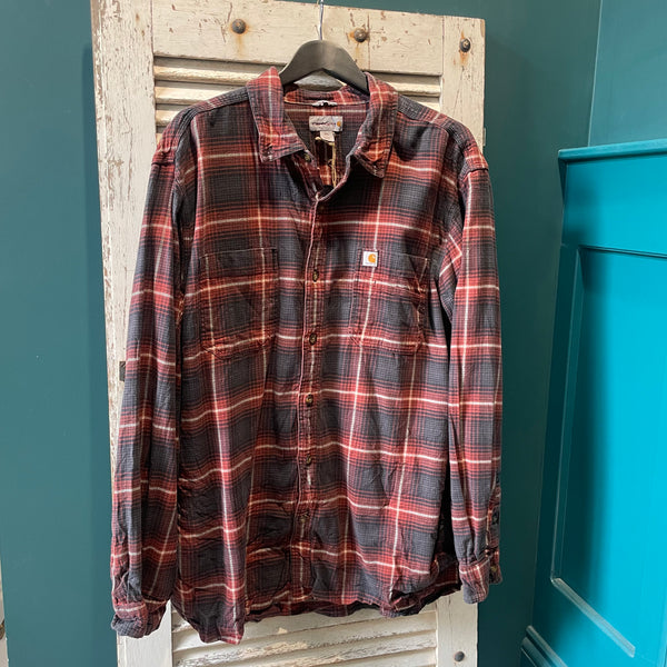 Carhartt Check Flannel Shirt in Red