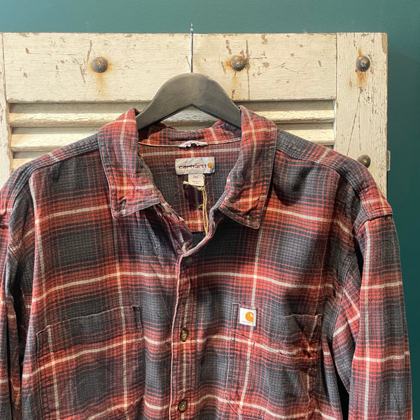 Carhartt Check Flannel Shirt in Red