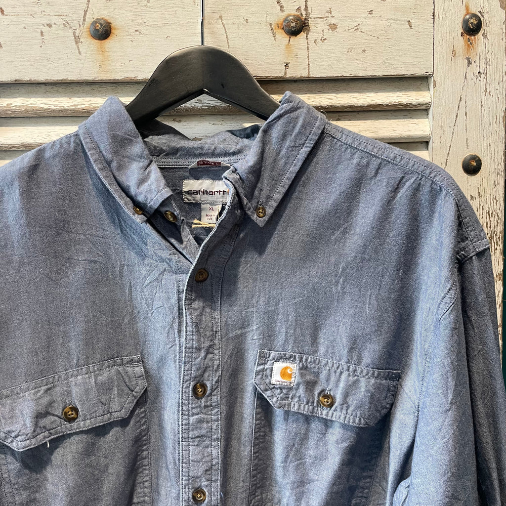 Carhartt Cotton Shirt in Dusty Blue