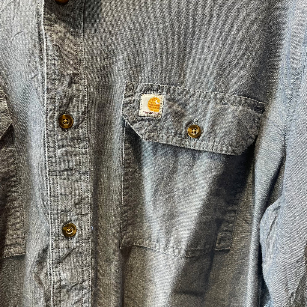 Carhartt Cotton Shirt in Dusty Blue