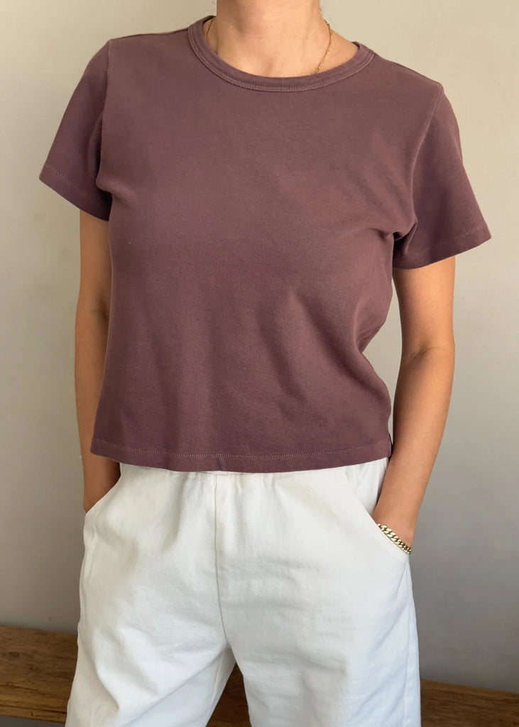 Le Bon Shoppe The Little Boy Tee in Espresso