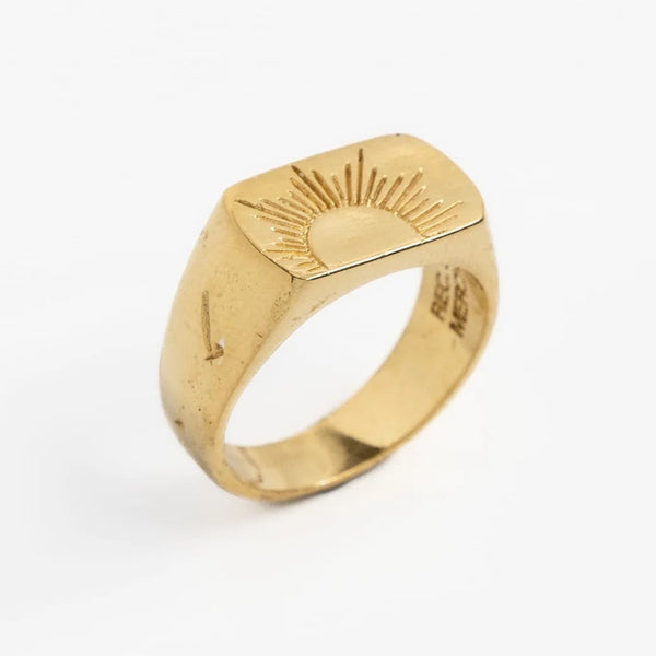 Merchants of The Sun - The Sunwalker Ring in Gold