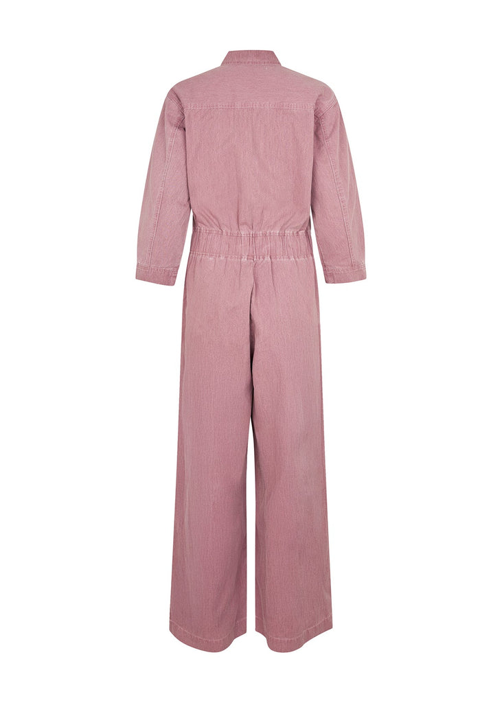Pink jumpsuit on a white background