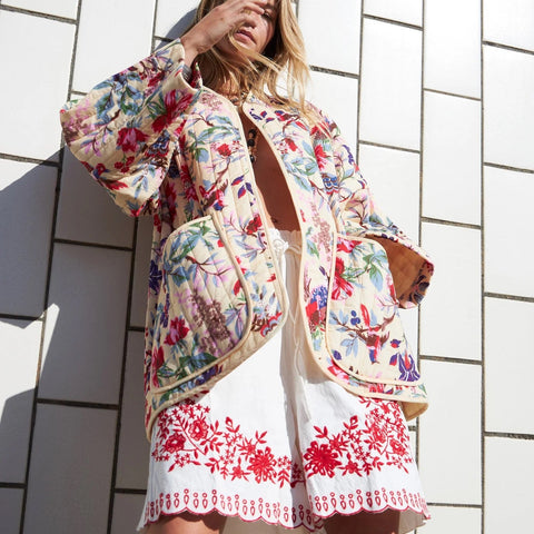 Lollys Laundry Lulu Jacket in a Flower Print