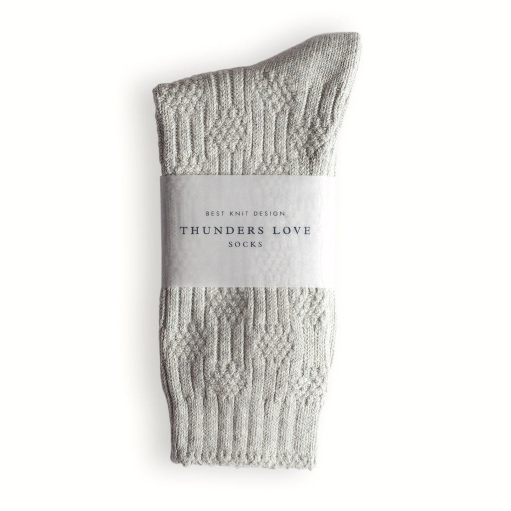 Thunders Love Link Collection Duo Grey Socks