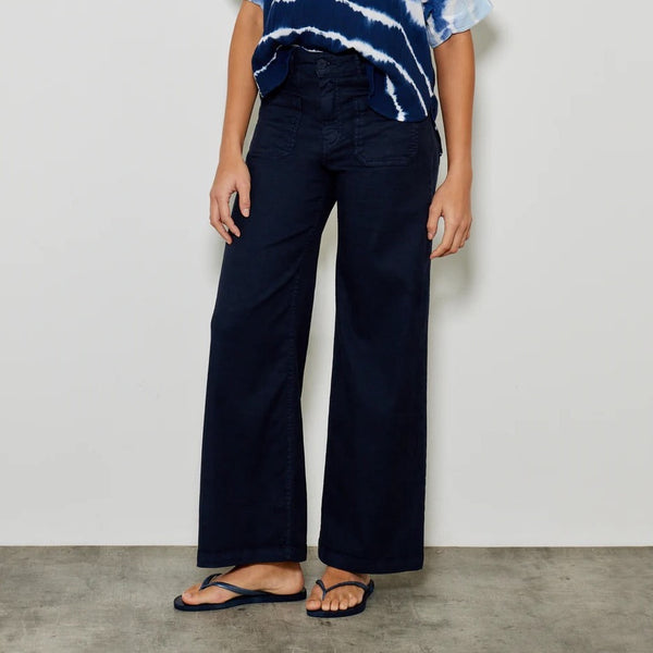 Five Lucia Wide Trousers in Navy