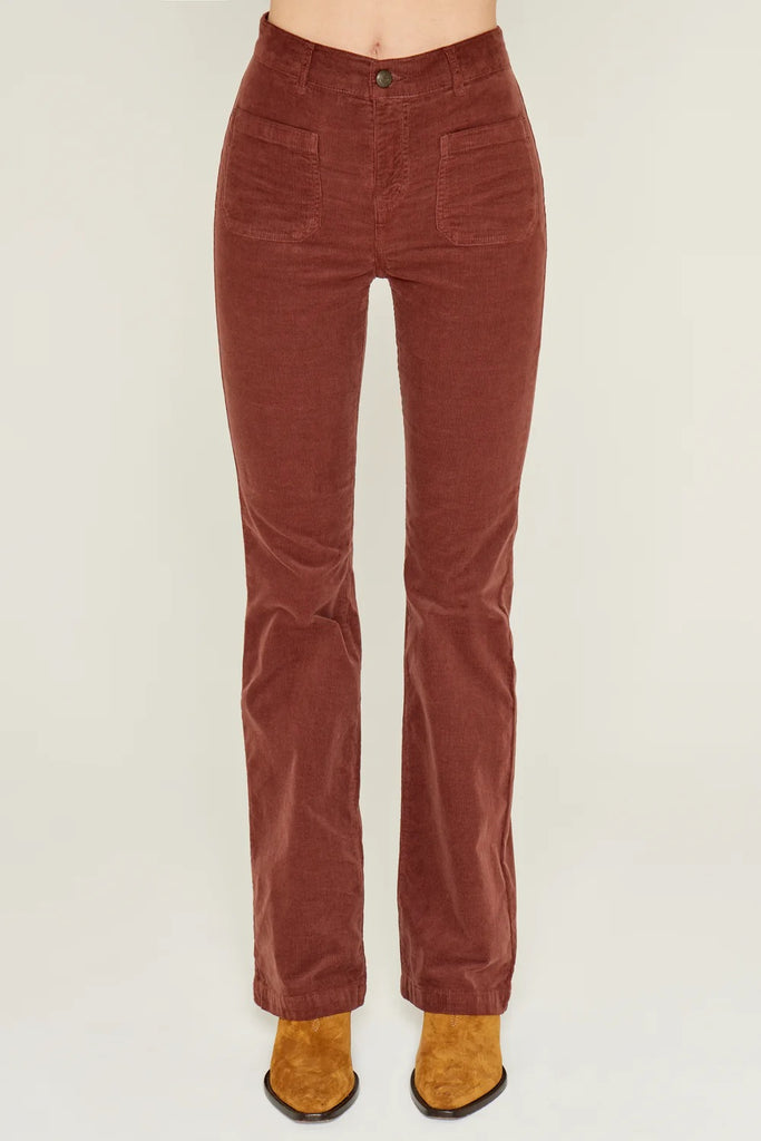 Five Luna Chocolate  Flare Pants