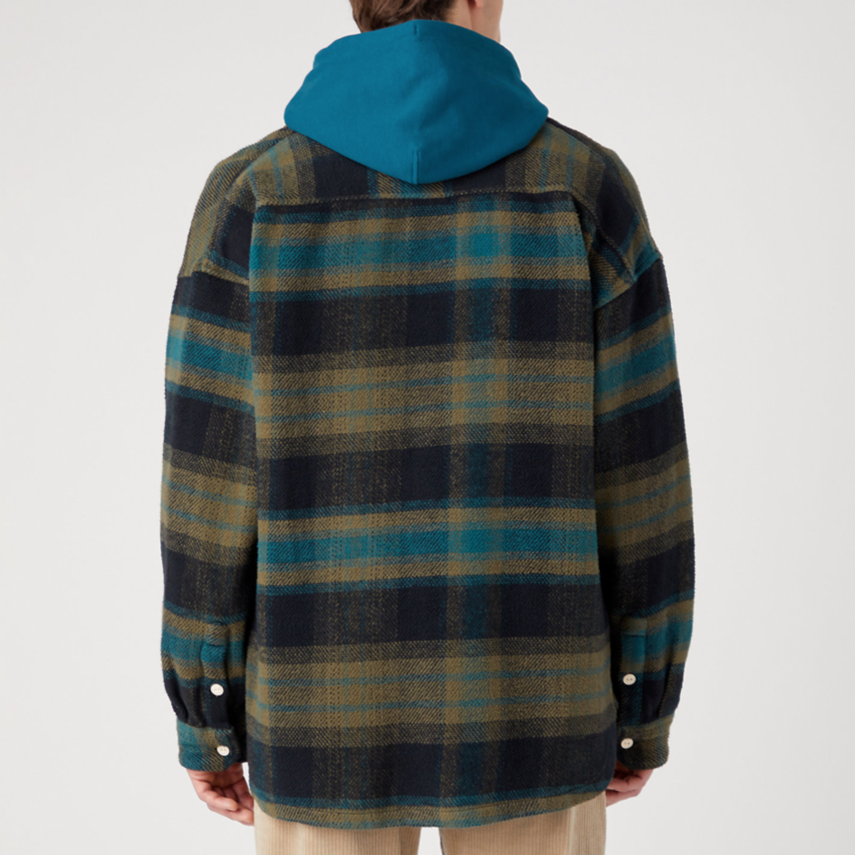Wrangler Overshirt In Oil Green