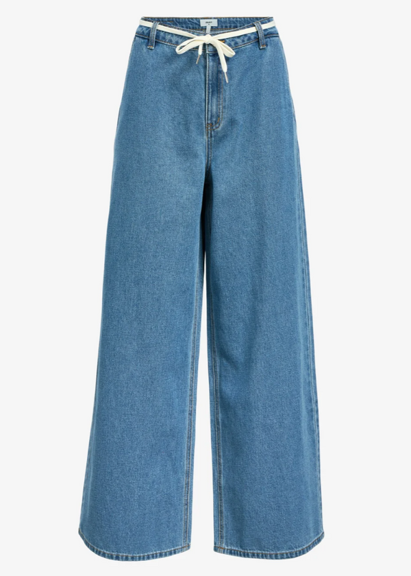 Extra Wide Fit Jeans with Shoe String Belt