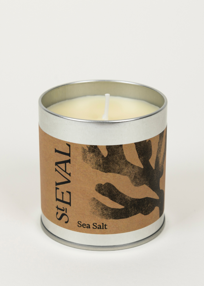 St Eval Sea Salt, Scented Tin Candle