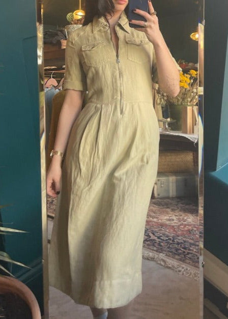 Five Rainy Dress in Parchment