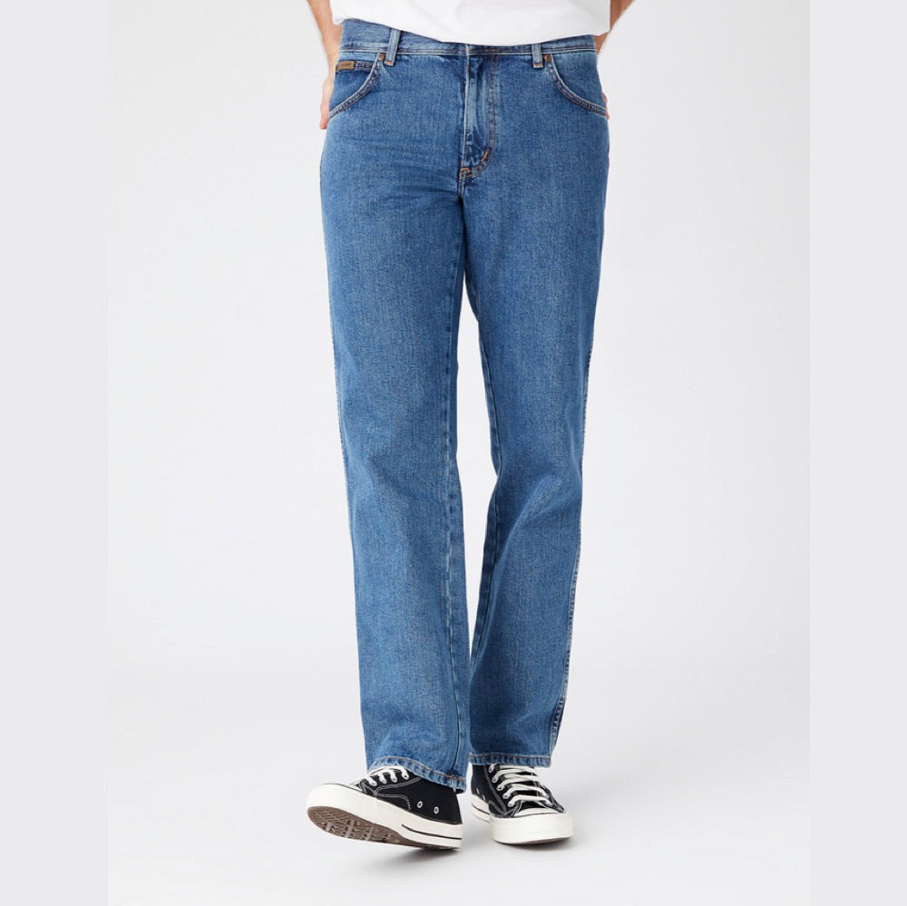 Wrangler Texas Jeans In Vintage Stonewash