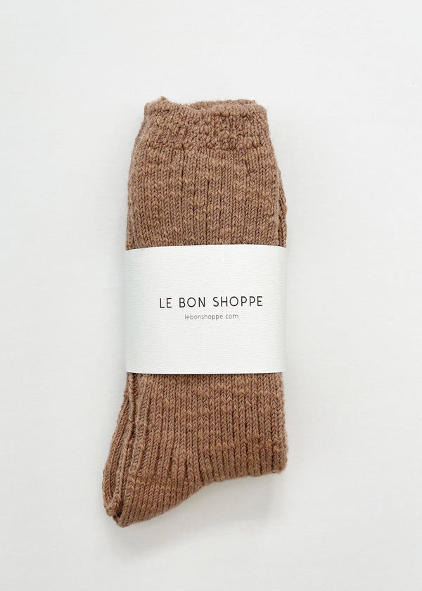 Le Bon Shoppe Cottage Socks in Toffee