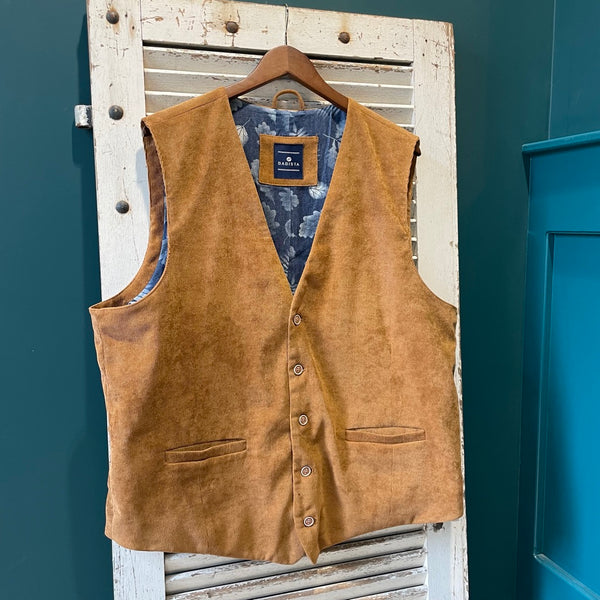 Vintage Brown Cord Waistcoat