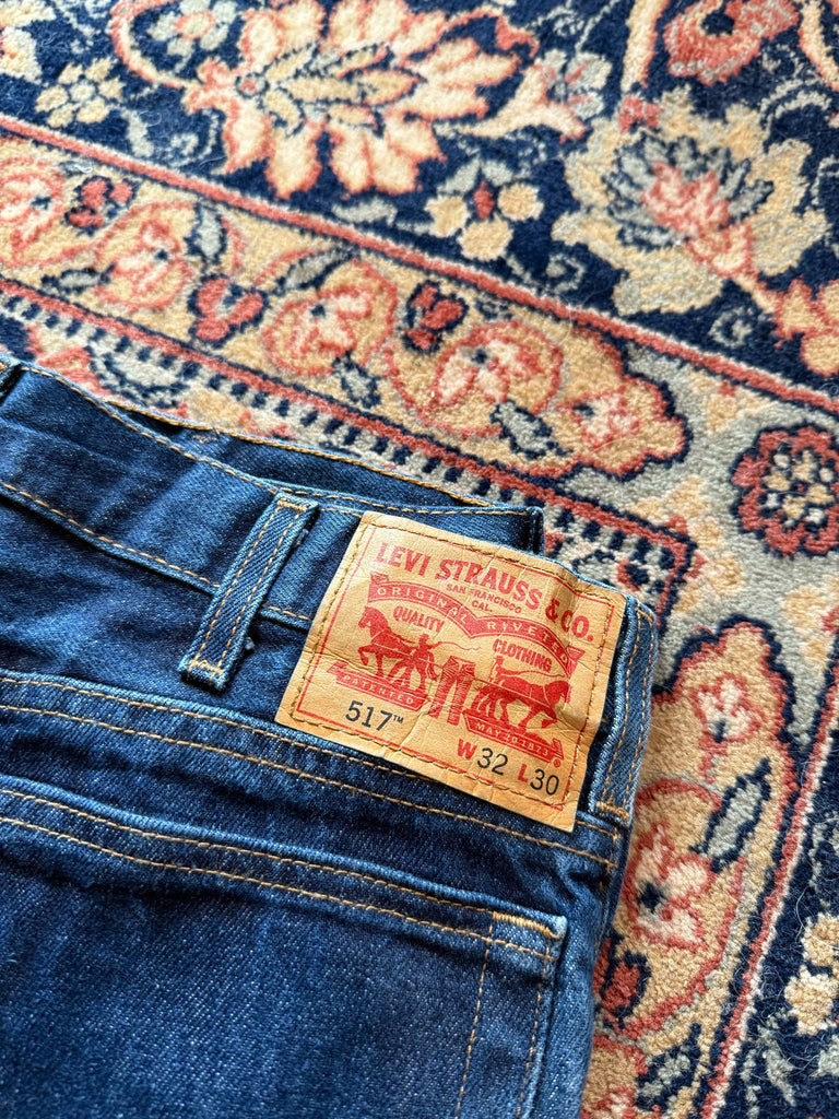 Vintage 517 Bootcut Levi in Classic Blue Wash