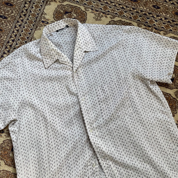 Vintage Simple Pattern Men's Shirt