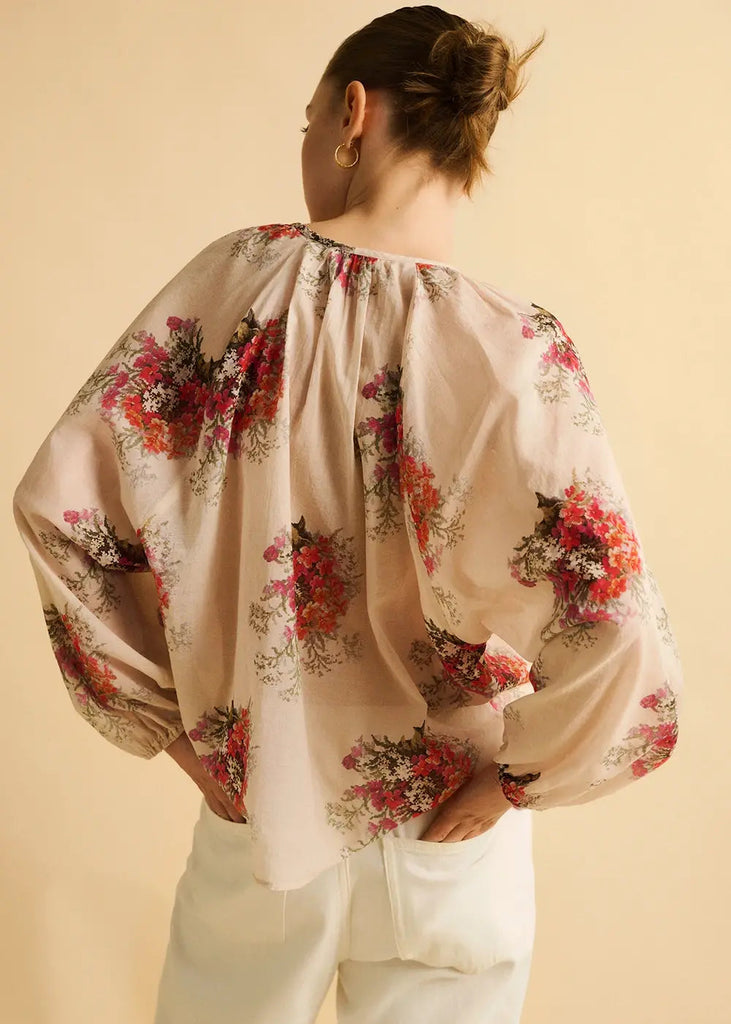 ese O ese Bouquet With Ties blouse