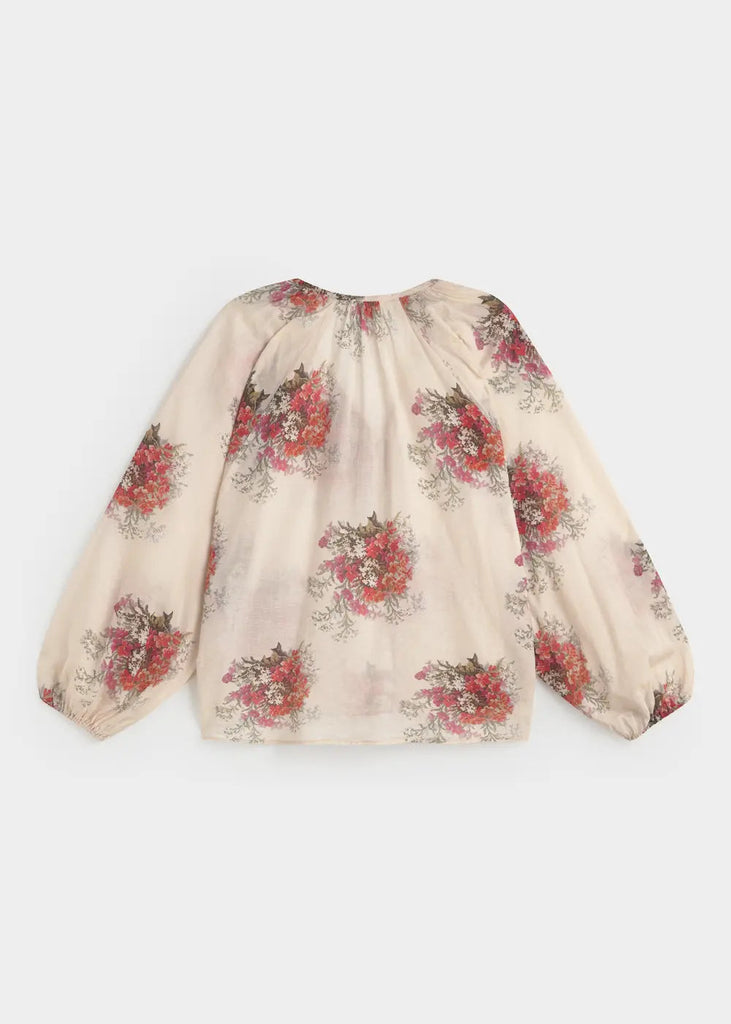ese O ese Bouquet With Ties Blouse