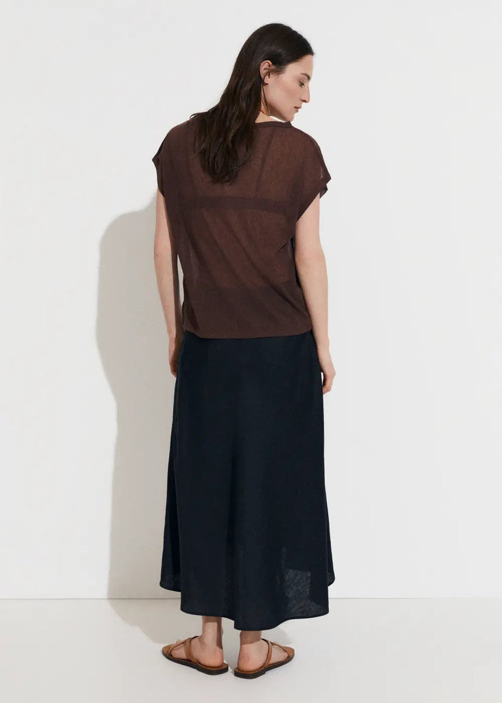 ese O ese Flashdance Cotton T-Shirt in Chocolate