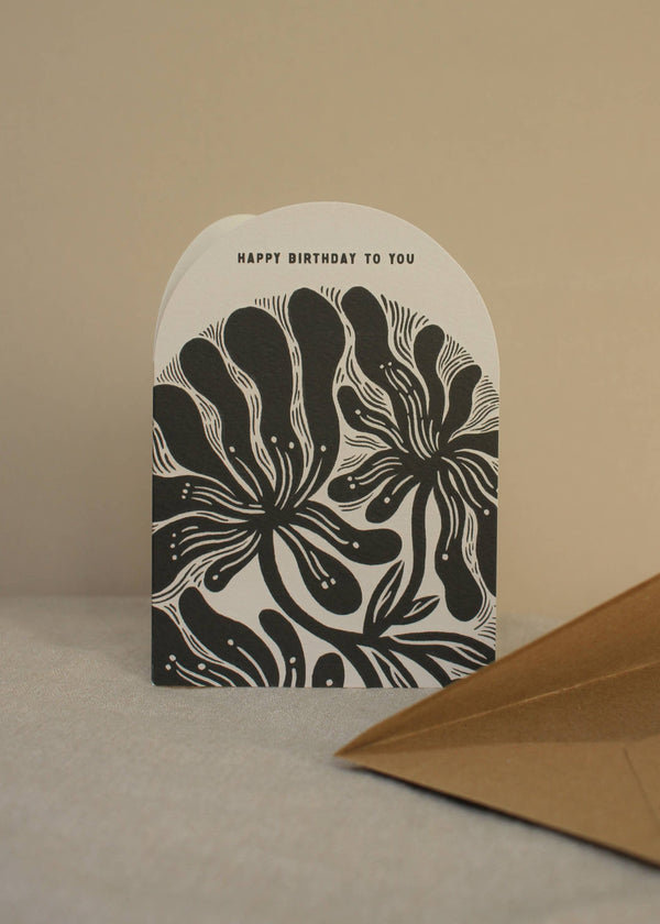 'Happy Birthday To You' Elegant Birthday Card