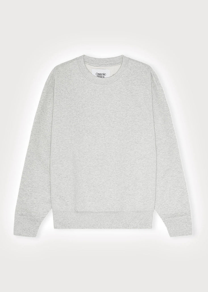 Gray sweatshirt on a white background
