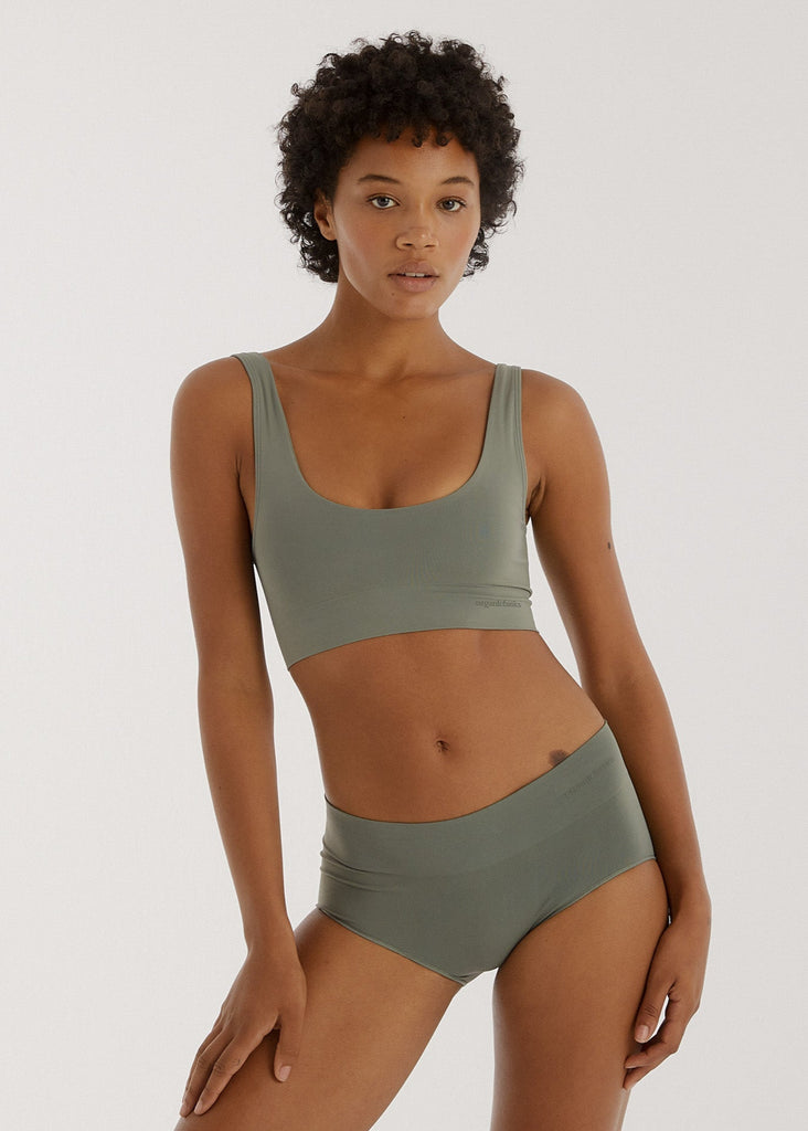 Smooth Bralette in Seaweed