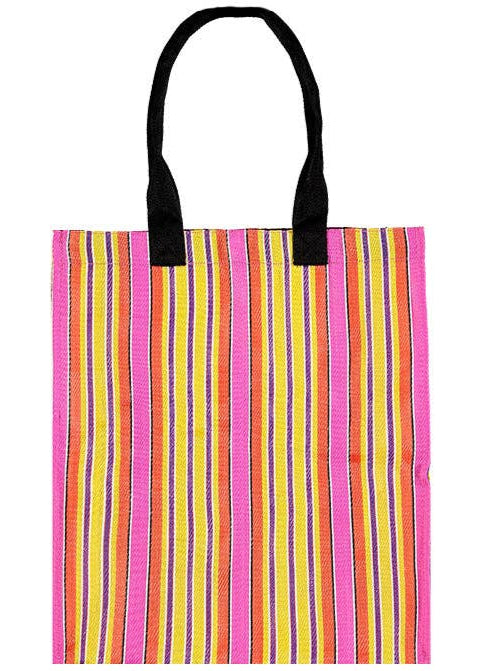 Eco Woven Market Shopper in Neyron Rose, Sage, Primrose