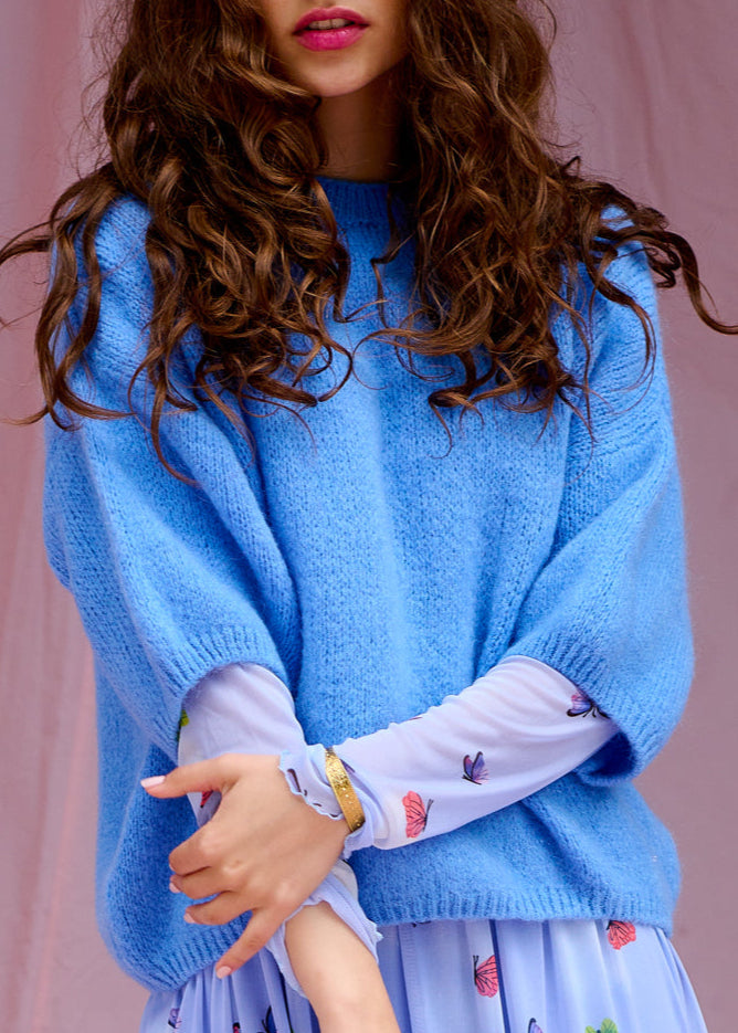 Noella Mimi Knit Jumper in Sky Blue