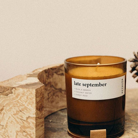 Late September | Coconut + Rose Candle