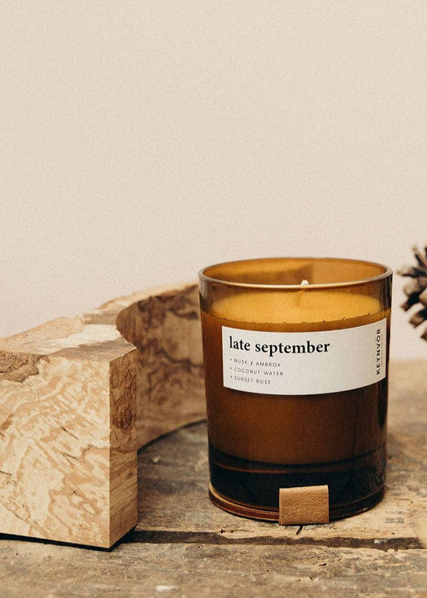 Late September | Coconut + Rose Candle