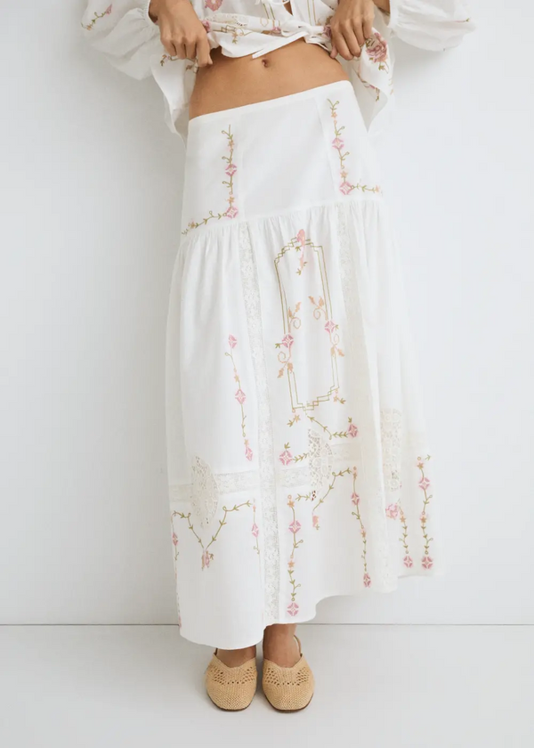 ese O ese Teresinha Cotton Skirt
