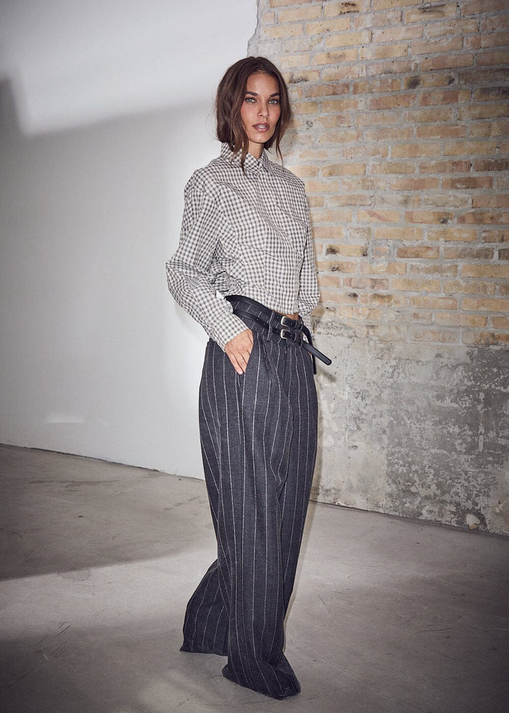 Haute L'Amitie Mimosa Check Smock Shirt