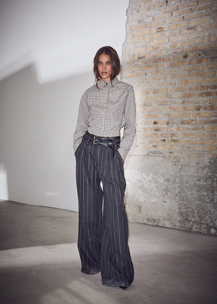 Haute L'Amitie Mimosa Check Smock Shirt