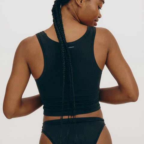 Organic Basics Flex Cheeky Briefs in Black