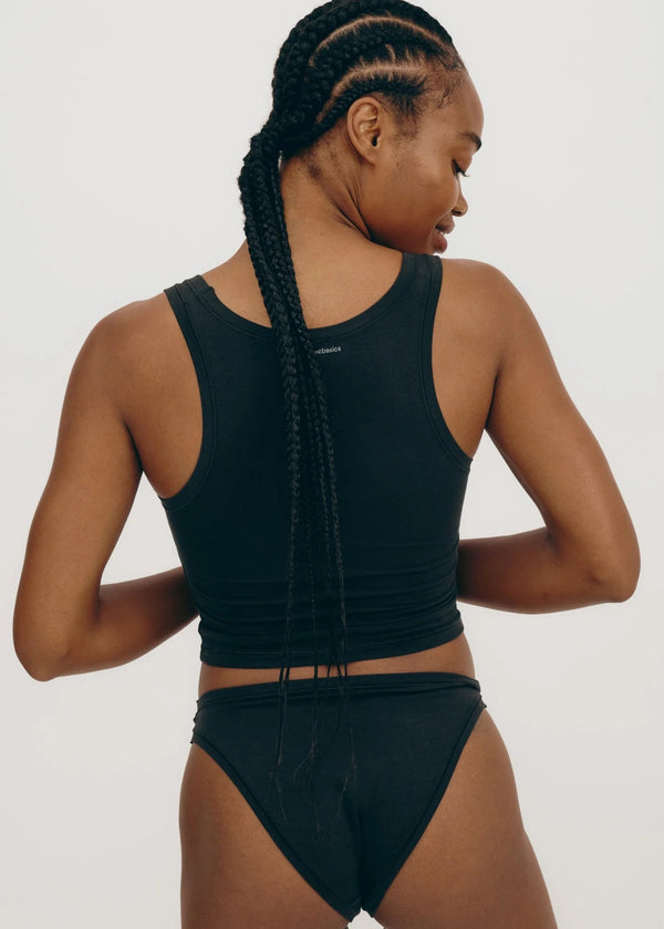 Organic Basics Flex Cheeky Briefs in Black