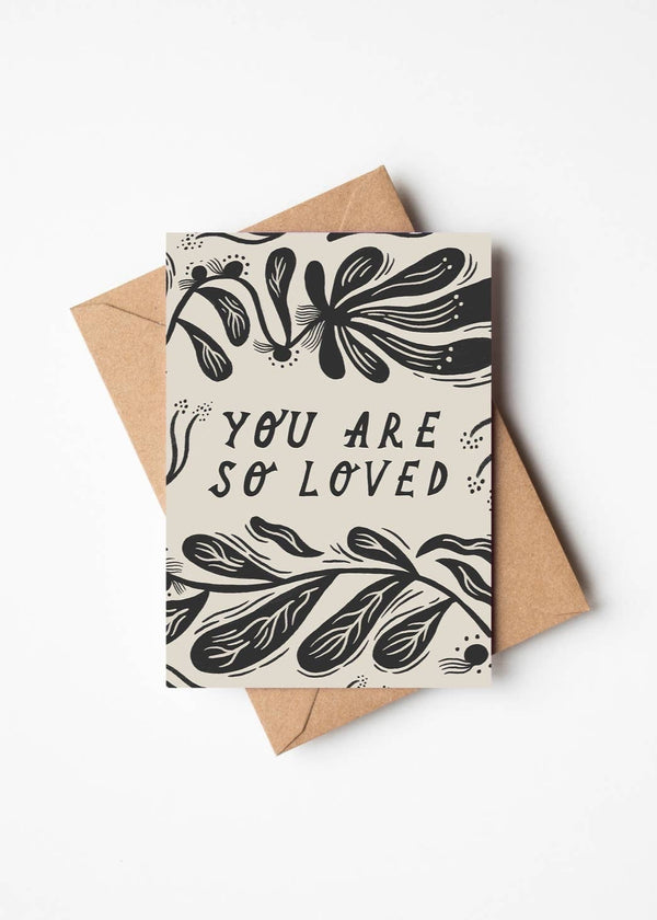 Lauren Marina You are so Loved Greetings Card