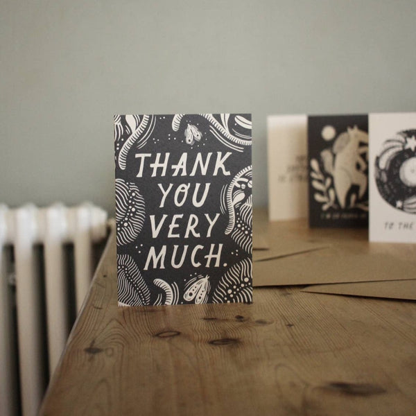 Lauren Marina - Thank You Very Much Greetings Card