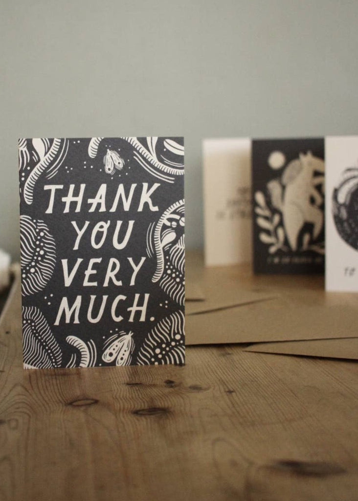 Lauren Marina - Thank You Very Much Greetings Card