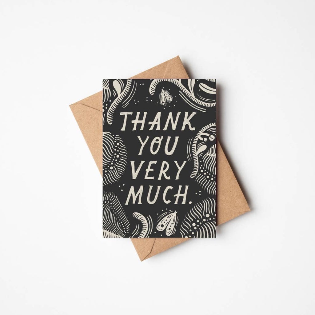 Lauren Marina - Thank You Very Much Greetings Card