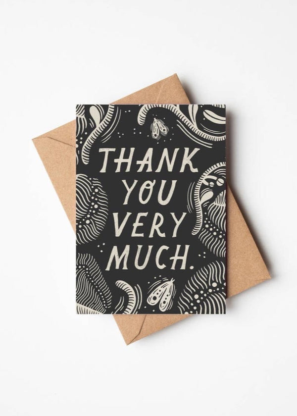 Lauren Marina - Thank You Very Much Greetings Card