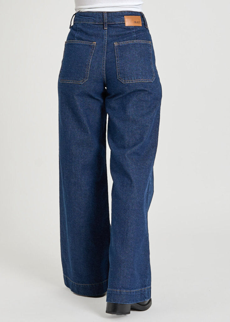 Object OBJSAVA Jeans - Dark Blue Denim