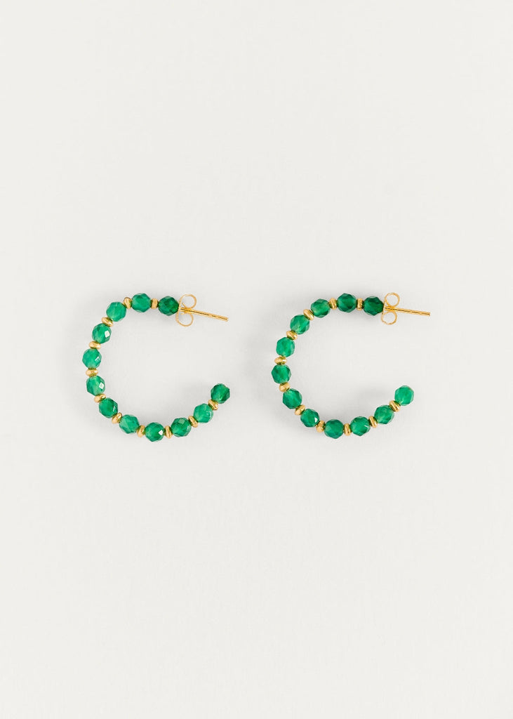 ese O ese Jasmine Earrings In Emerald